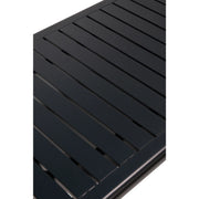 26x48 Inch Rectangle Black Farnham Slat Coffee Table - The Great Escape