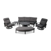 Stirling 8 Piece Sofa Firepit/Chat Group - The Great Escape