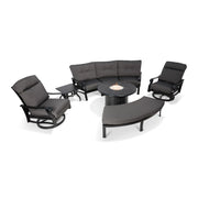 Stirling 8 Piece Sofa Firepit/Chat Group - The Great Escape