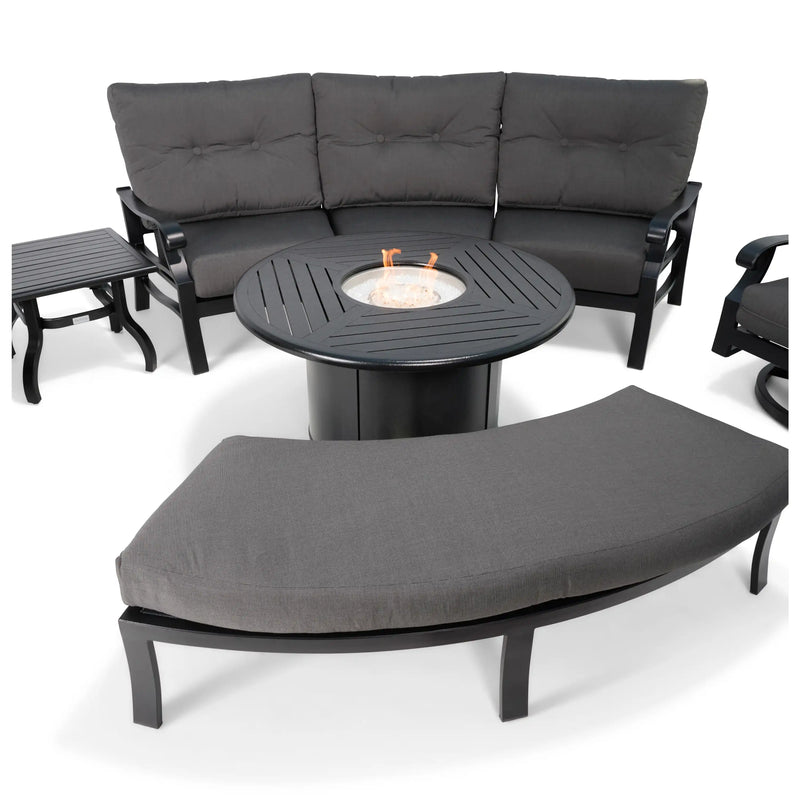 Stirling 8 Piece Sofa Firepit/Chat Group - The Great Escape