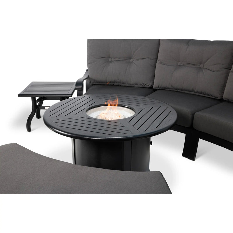 Stirling 8 Piece Sofa Firepit/Chat Group - The Great Escape