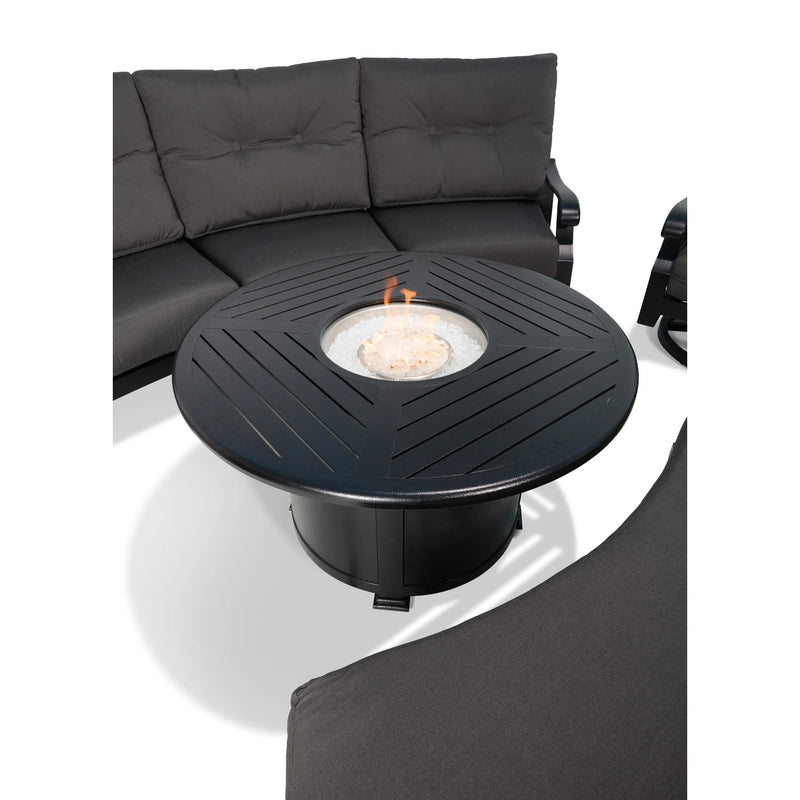 Stirling 8 Piece Sofa Firepit/Chat Group - The Great Escape