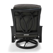 Stirling Black High Back Cushion Swivel Rocker - The Great Escape