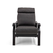 Stirling Black High Back Cushion Lounge Chair - The Great Escape