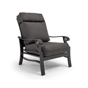 Stirling Black High Back Cushion Lounge Chair - The Great Escape