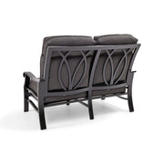 Stirling Canvas Coal Loveseat - The Great Escape