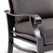 Stirling Canvas Coal Loveseat - The Great Escape