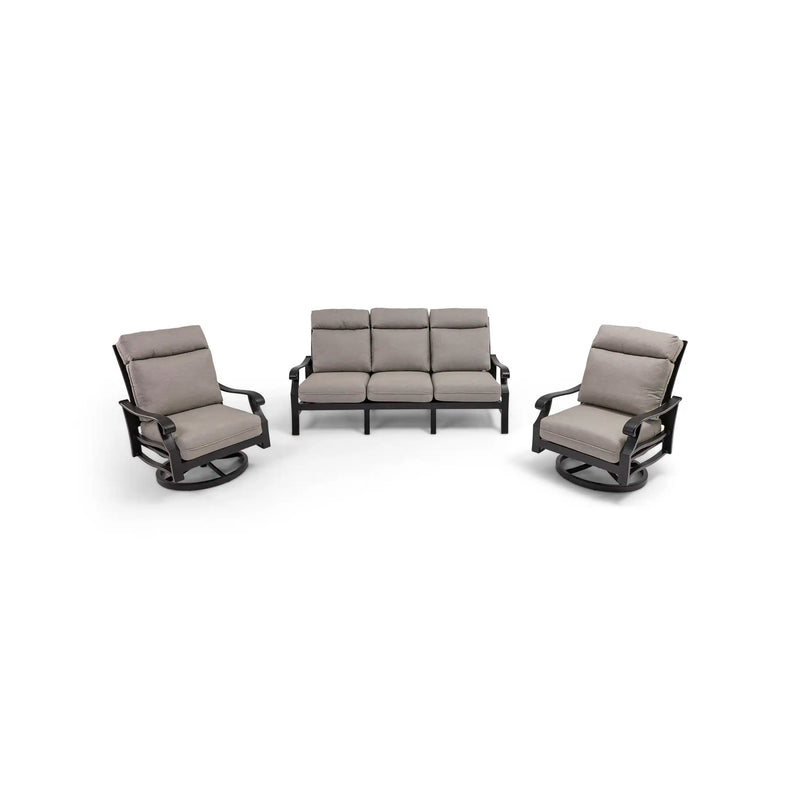 Stirling 3 Piece Makar Oyster Sofa Group - The Great Escape