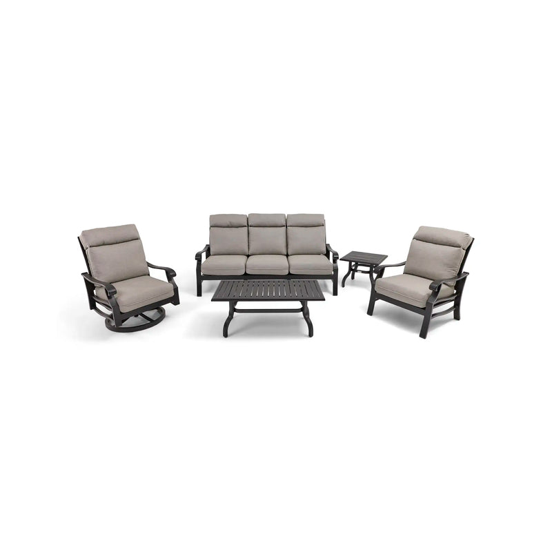 Stirling 5 Piece Makar Oyster Sofa Chat Group - The Great Escape