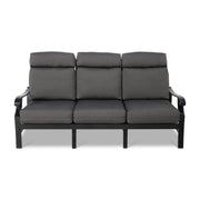 Stirling Black High Back Cushion Sofa - The Great Escape