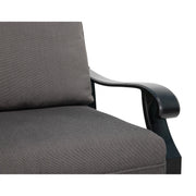 Stirling Black High Back Cushion Sofa - The Great Escape