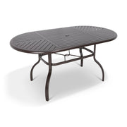42x76 Inch Oval Scoria Counter Height Table - The Great Escape