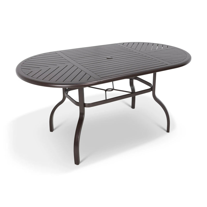 42x76 Inch Oval Scoria Counter Height Table - The Great Escape