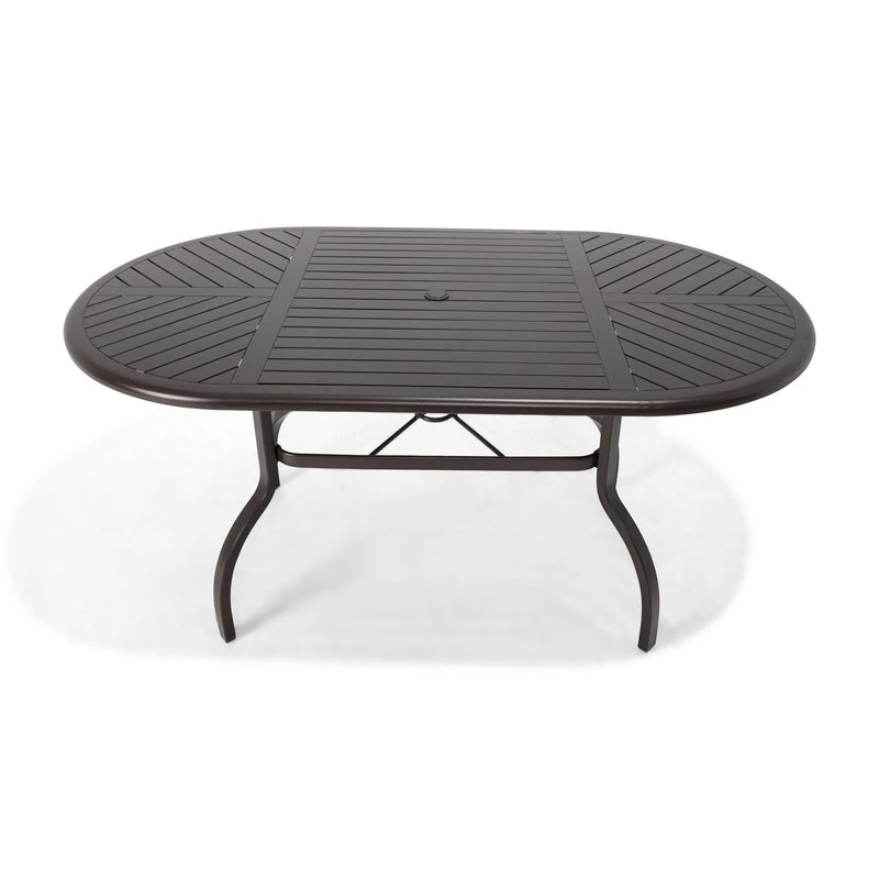 42x76 Inch Oval Scoria Counter Height Table - The Great Escape