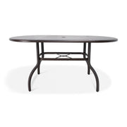42x76 Inch Oval Scoria Counter Height Table - The Great Escape