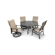 Stirling 5 Piece Padded Sling Dining Group - The Great Escape