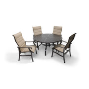 Stirling 5 Piece Padded Sling Dining Group - The Great Escape