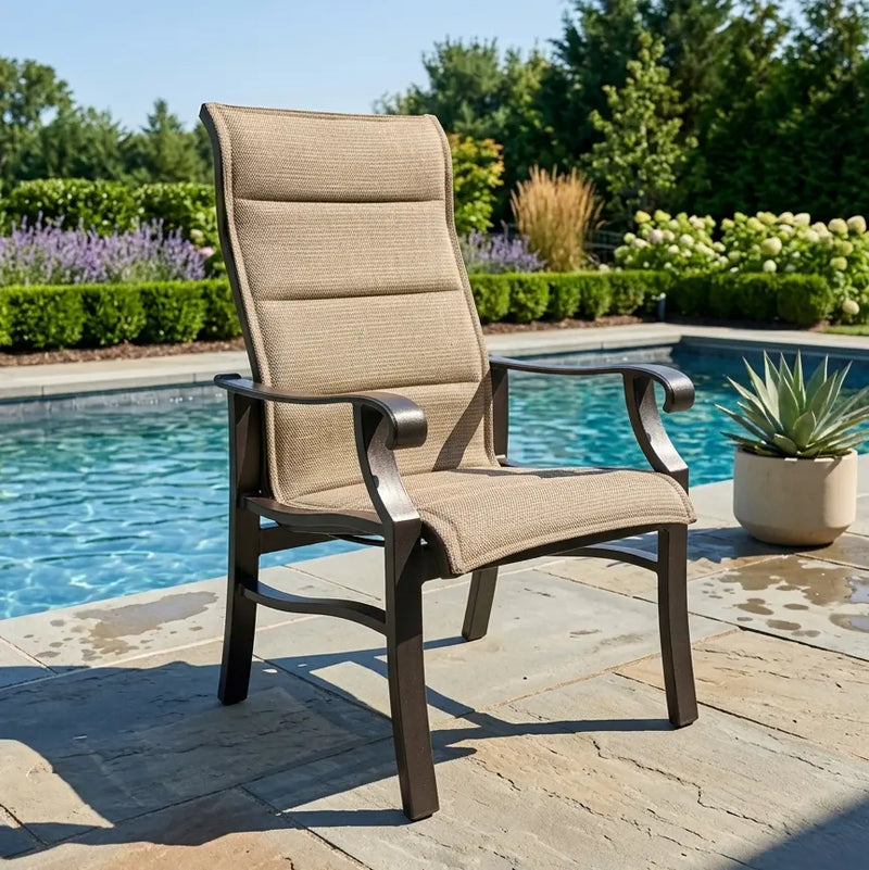 Stirling Padded Sling Dining Chair - The Great Escape