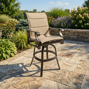 Stirling Padded Swivel Barstool - The Great Escape