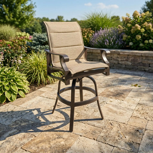 Stirling Padded Swivel Barstool - The Great Escape