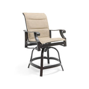 Stirling Padded Swivel Counter Height Stool - The Great Escape