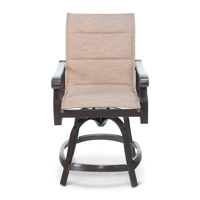 Stirling Padded Swivel Counter Height Stool - The Great Escape