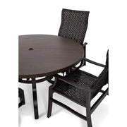 Stirling 5 Piece Woven Dining Group With 2 Swivel Rockers - The Great Escape