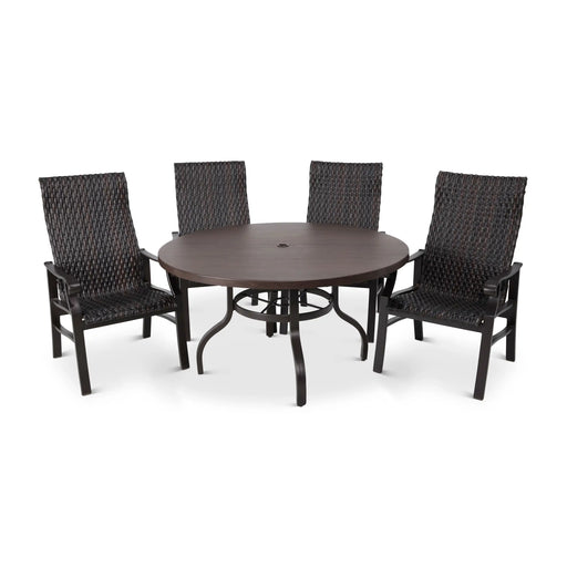 Stirling 5 Piece Woven Dining Group - The Great Escape