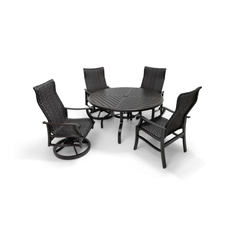Stirling 5 Piece Woven Dining Group - The Great Escape