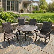 Stirling 5 Piece Woven Dining Group - The Great Escape
