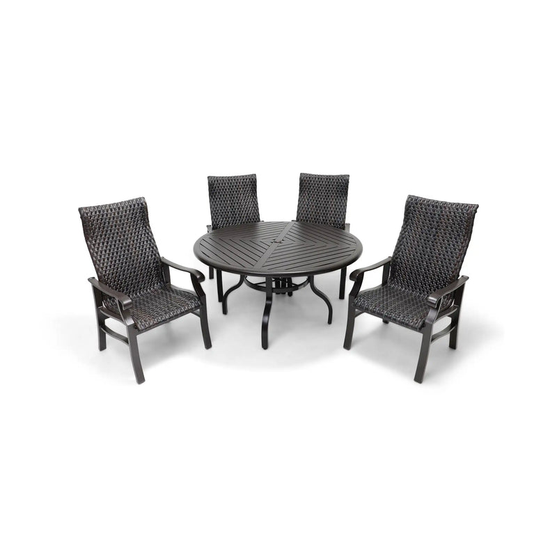 Stirling 5 Piece Woven Dining Group - The Great Escape