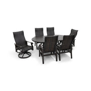 Stirling 7 Piece Woven Oval Dining Group - The Great Escape