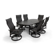 Stirling 7 Piece Woven Oval Dining Group - The Great Escape