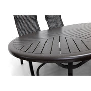 Stirling 7 Piece Woven Oval Dining Group - The Great Escape
