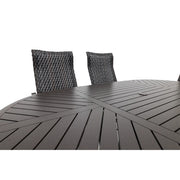Stirling 7 Piece Woven Oval Dining Group - The Great Escape