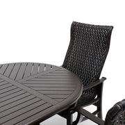 Stirling 7 Piece Woven Oval Dining Group - The Great Escape