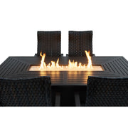 Stirling 7 Piece Woven Firepit Dining Group - The Great Escape