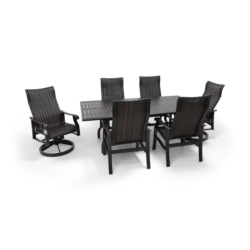 Stirling 7 Piece Woven Dining Group - The Great Escape