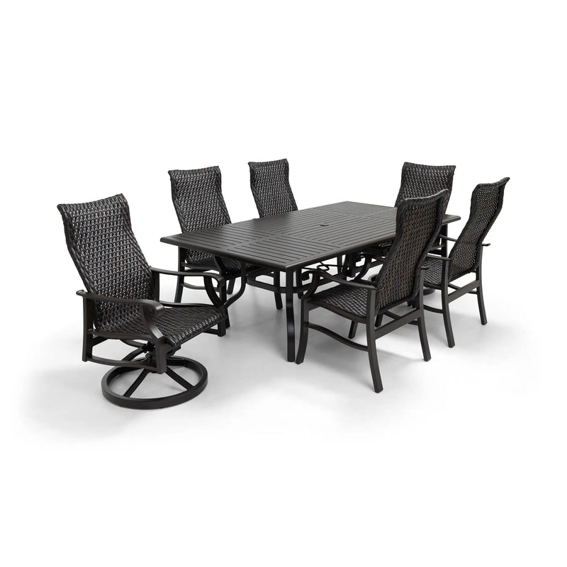 Stirling 7 Piece Woven Dining Group - The Great Escape