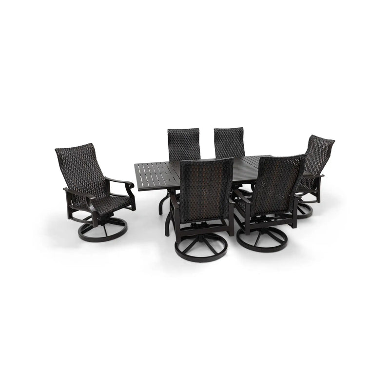 Stirling 7 Piece Woven Dining Group - The Great Escape