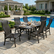 Stirling 7 Piece Woven Dining Group - The Great Escape