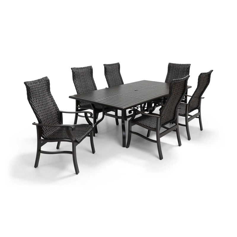 Stirling 7 Piece Woven Dining Group - The Great Escape