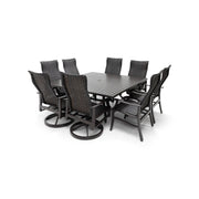 Stirling 9 Piece Woven Square Dining Group - The Great Escape