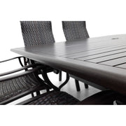 Stirling 9 Piece Woven Square Dining Group - The Great Escape