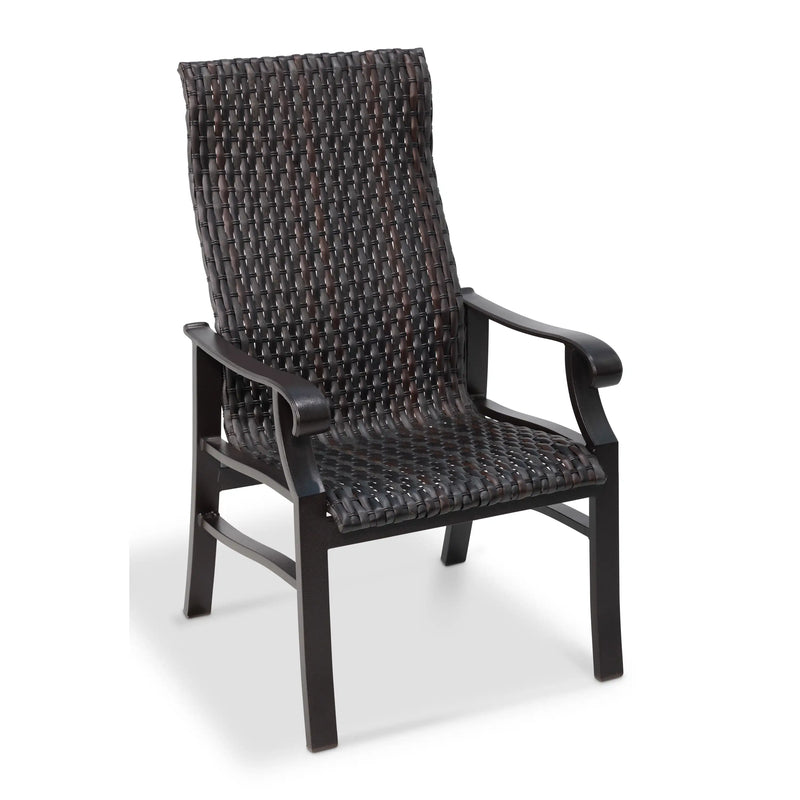 Stirling High Back Woven Dining Chair - The Great Escape