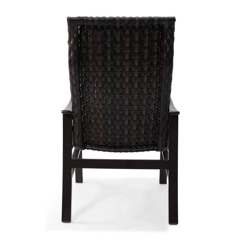 Stirling High Back Woven Dining Chair - The Great Escape