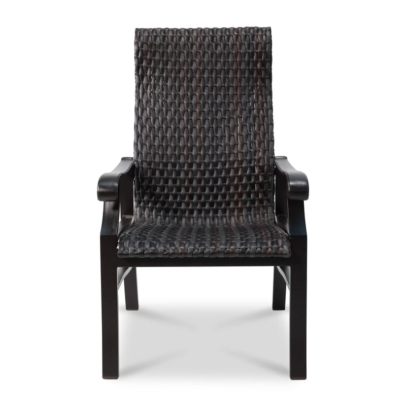 Stirling High Back Woven Dining Chair - The Great Escape