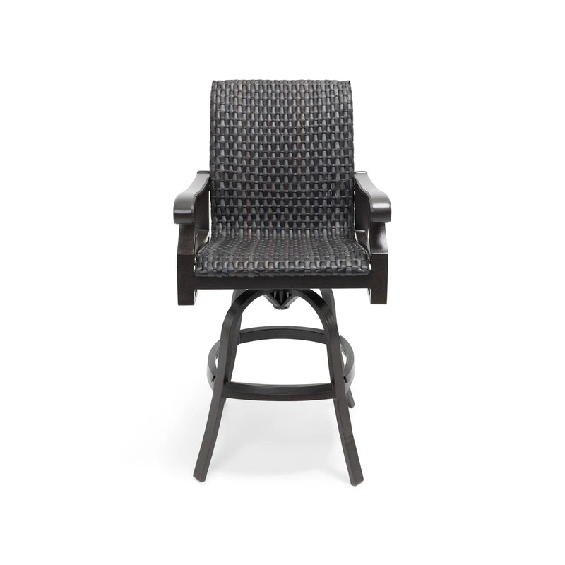 Stirling Woven Swivel Barstool - The Great Escape