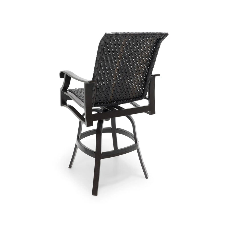 Stirling Woven Swivel Barstool - The Great Escape