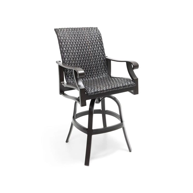 Stirling Woven Swivel Barstool - The Great Escape